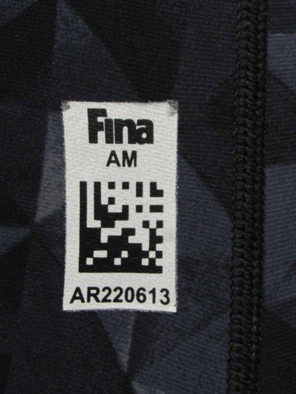 Arena FINA Powerskin Open Back Tech Knee Suit Women's sz XS-Small Black Geo - Picture 3 of 4
